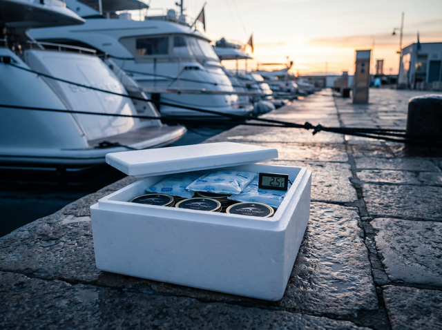 Caviar Shipping in temperature controlled environment