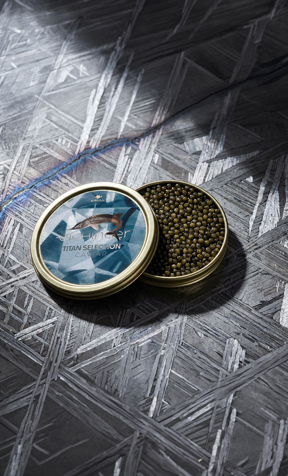 Eichinger Caviar Titan selection on metal Surface