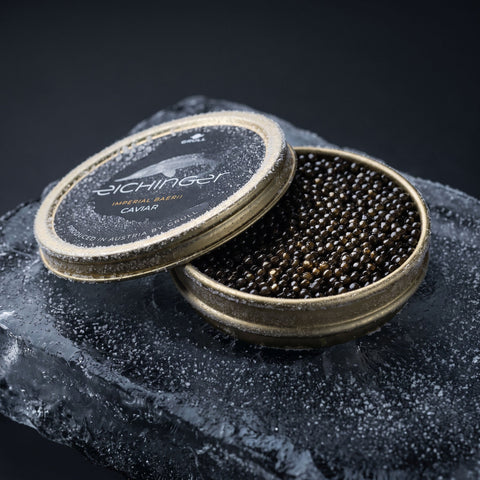 Caviar Resting on Ice