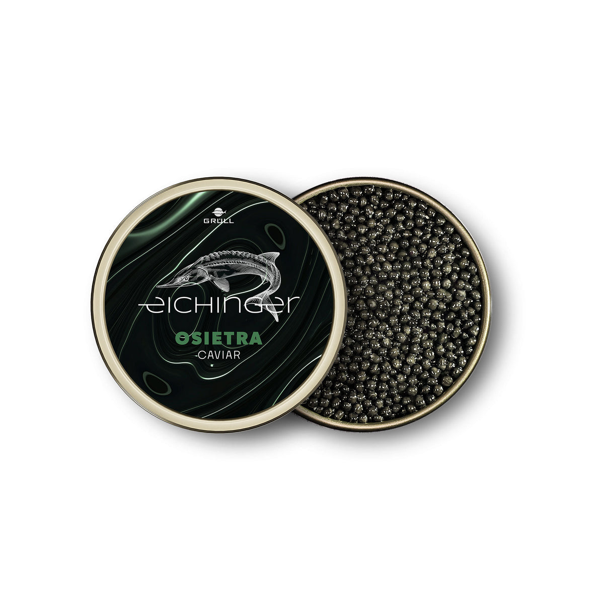 Eichinger Caviar Osietra Tin half opened 